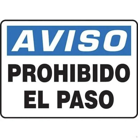 Accuform OSHA NOTICE SAFETY SIGN NO SHMATR806VA SHMATR806VA